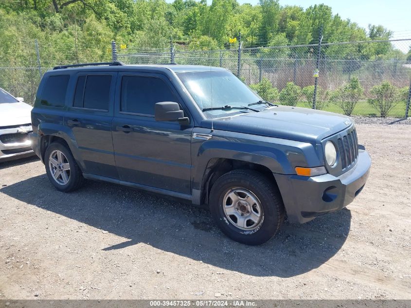 2007 Jeep Patriot Sport VIN: 1J8FF28W67D347342 Lot: 39457325