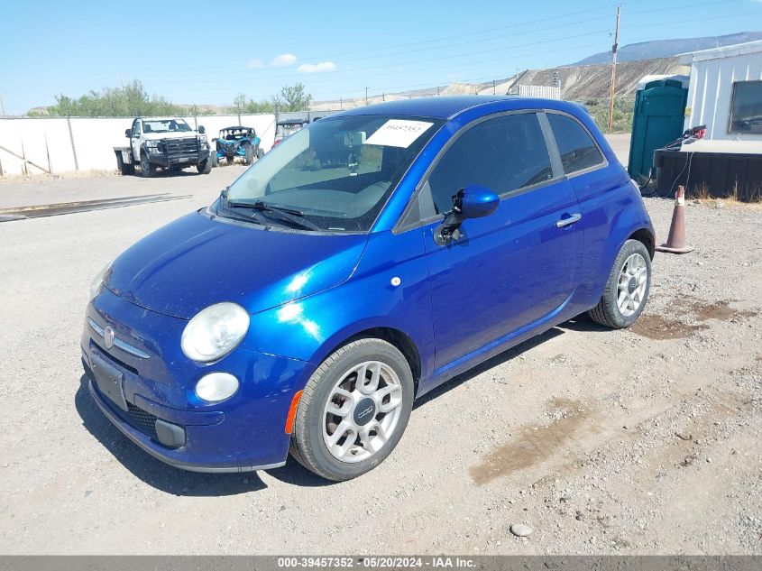 2012 Fiat 500 Pop VIN: 3C3CFFAR3CT229361 Lot: 39457352