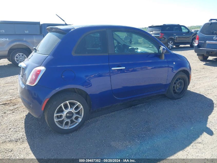 2012 Fiat 500 Pop VIN: 3C3CFFAR3CT229361 Lot: 39457352