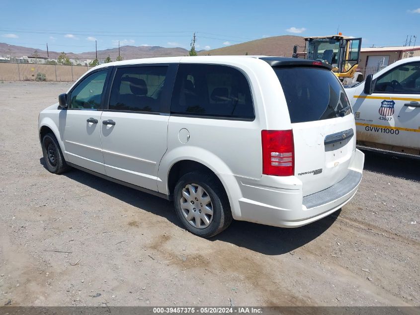 2008 Chrysler Town & Country Lx VIN: 2A8HR44H68R620927 Lot: 39457375