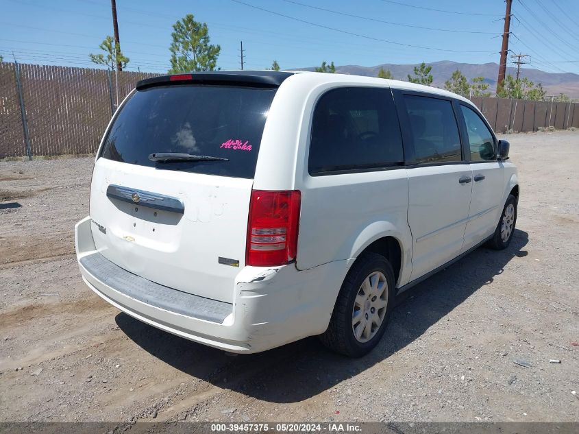 2008 Chrysler Town & Country Lx VIN: 2A8HR44H68R620927 Lot: 39457375