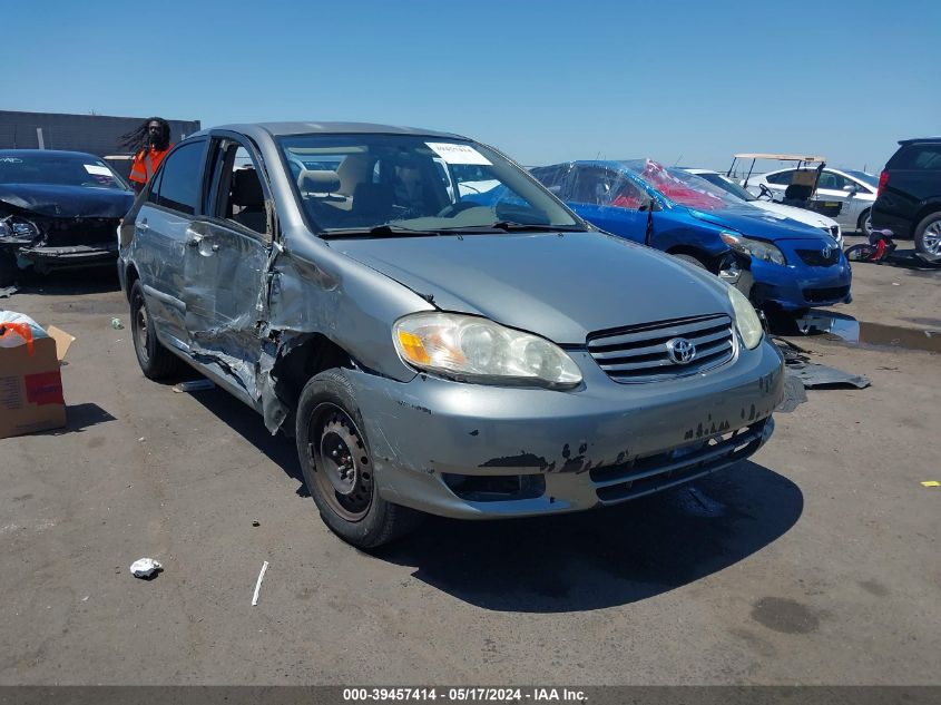 2003 Toyota Corolla Le VIN: JTDBR32E830047158 Lot: 39457414