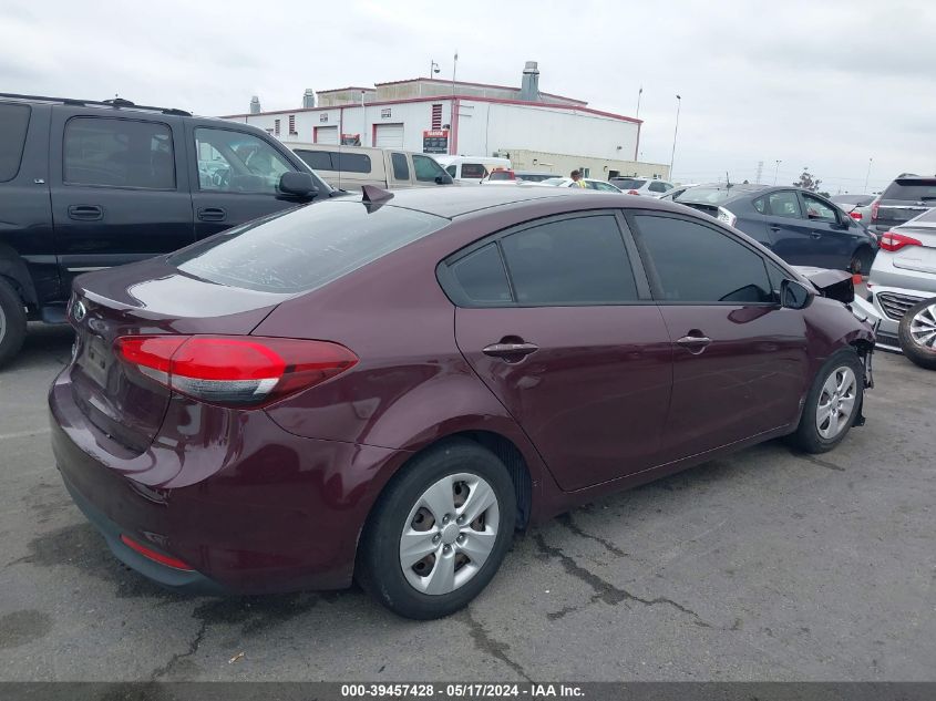 2017 Kia Forte Lx VIN: 3KPFL4A78HE113699 Lot: 39457428