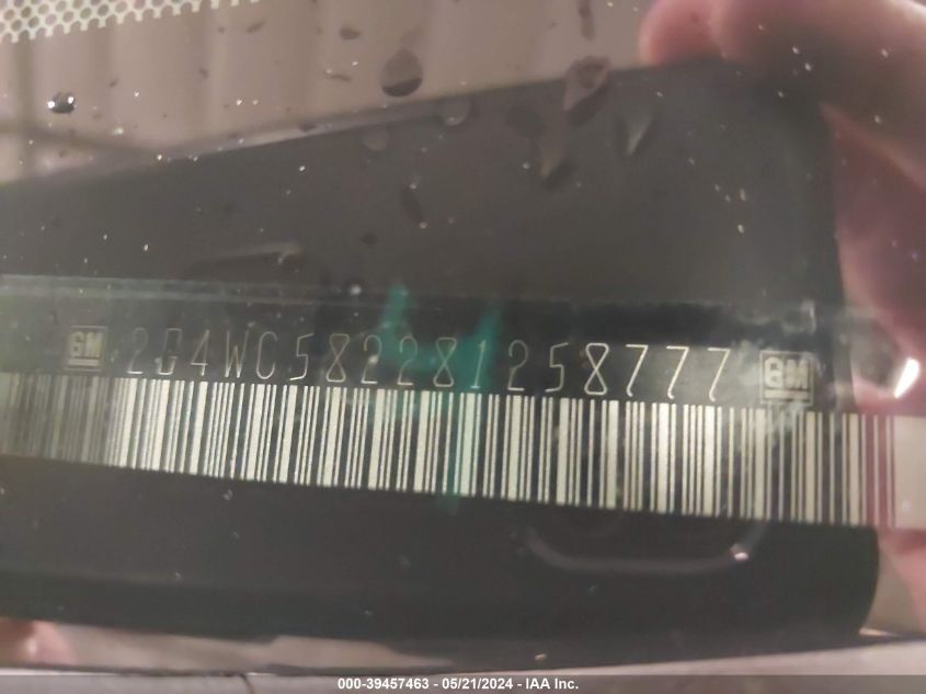 2008 Buick Lacrosse Cx VIN: 2G4WC582281258777 Lot: 39457463
