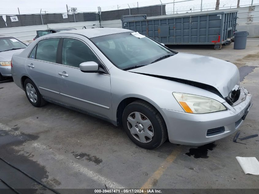 2007 Honda Accord 2.4 Lx VIN: 1HGCM56417A194021 Lot: 39457471