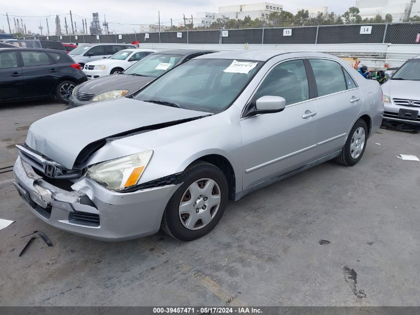 2007 Honda Accord 2.4 Lx VIN: 1HGCM56417A194021 Lot: 39457471