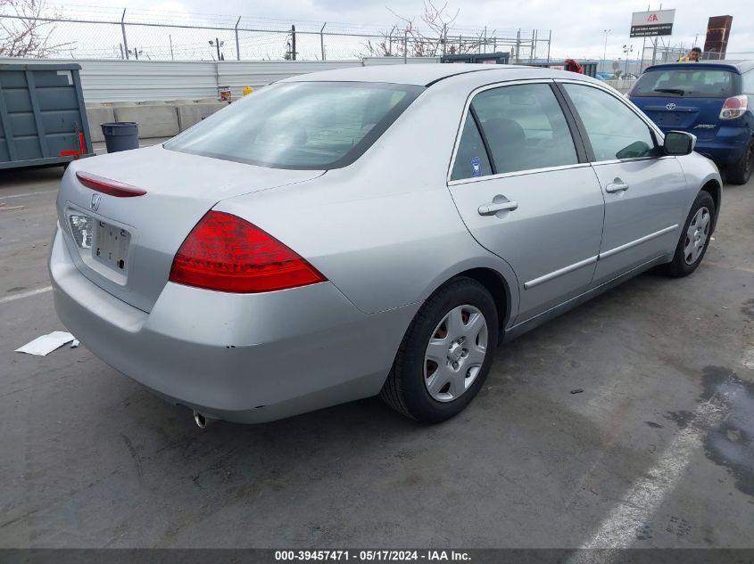 2007 Honda Accord 2.4 Lx VIN: 1HGCM56417A194021 Lot: 39457471