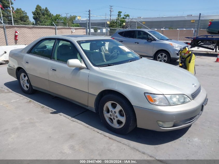 1998 Lexus Es 300 VIN: JT8BF28G7W0108109 Lot: 39457490