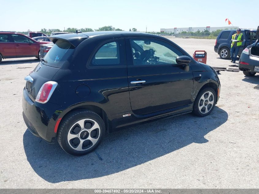 2015 Fiat 500E Battery Electric VIN: 3C3CFFGE0FT662631 Lot: 39457492