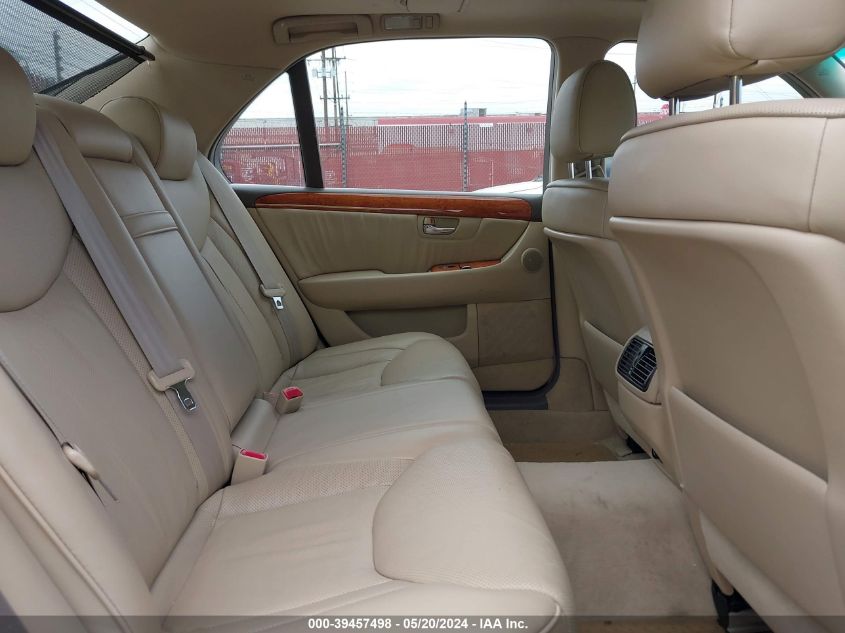 2004 Lexus Ls 430 VIN: JTHBN36F540145286 Lot: 39457498