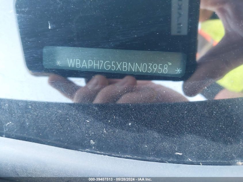2011 BMW 328I VIN: WBAPH7G5XBNN03958 Lot: 39457513