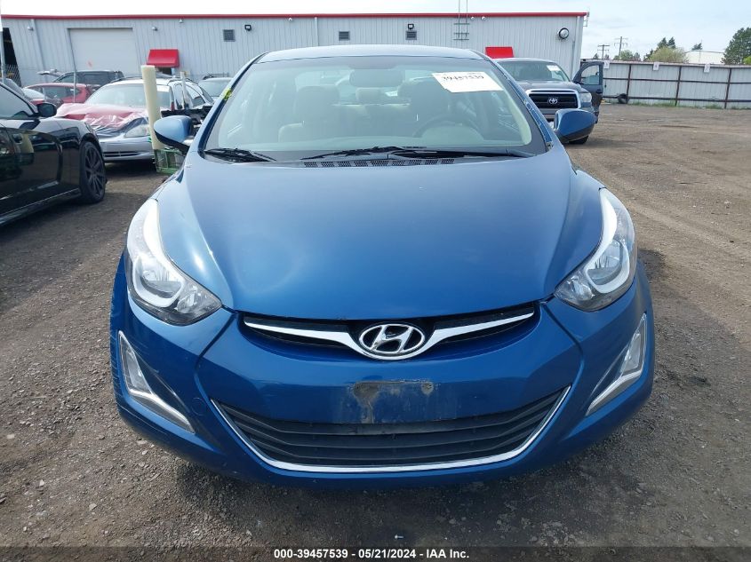 2014 Hyundai Elantra Se VIN: KMHDH4AE4EU180591 Lot: 39457539