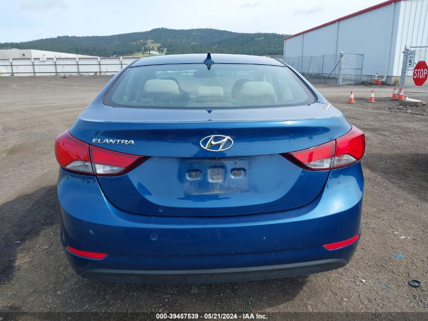 2014 Hyundai Elantra Se VIN: KMHDH4AE4EU180591 Lot: 39457539
