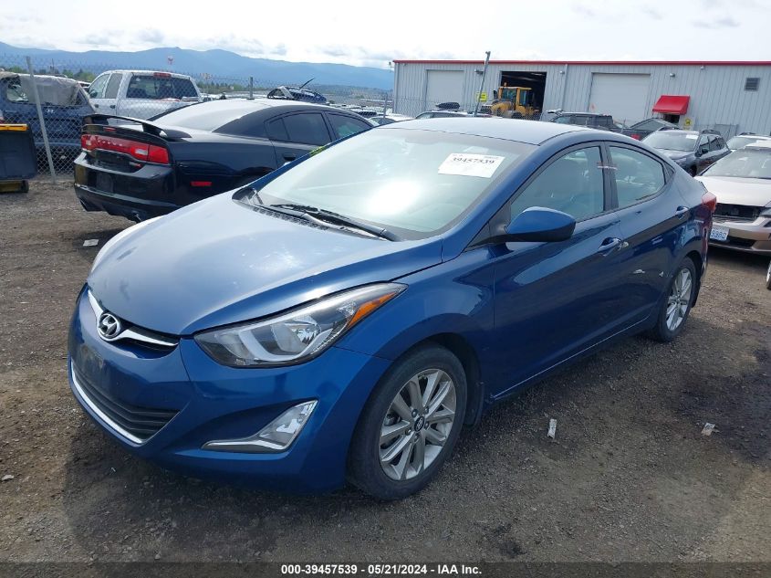 2014 Hyundai Elantra Se VIN: KMHDH4AE4EU180591 Lot: 39457539