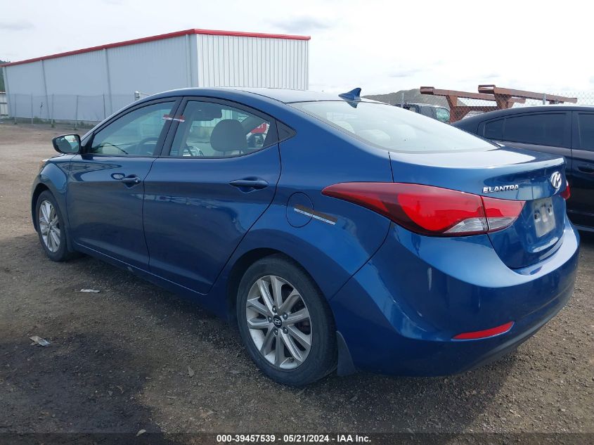 2014 Hyundai Elantra Se VIN: KMHDH4AE4EU180591 Lot: 39457539