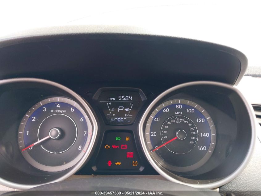 2014 Hyundai Elantra Se VIN: KMHDH4AE4EU180591 Lot: 39457539