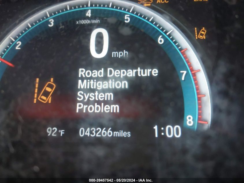 2020 Honda Civic Ex VIN: 19XFC1F39LE008358 Lot: 39457542