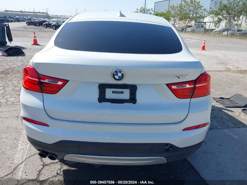 2016 BMW X4 xDrive35I VIN: 5UXXW5C54G0N92304 Lot: 39457556