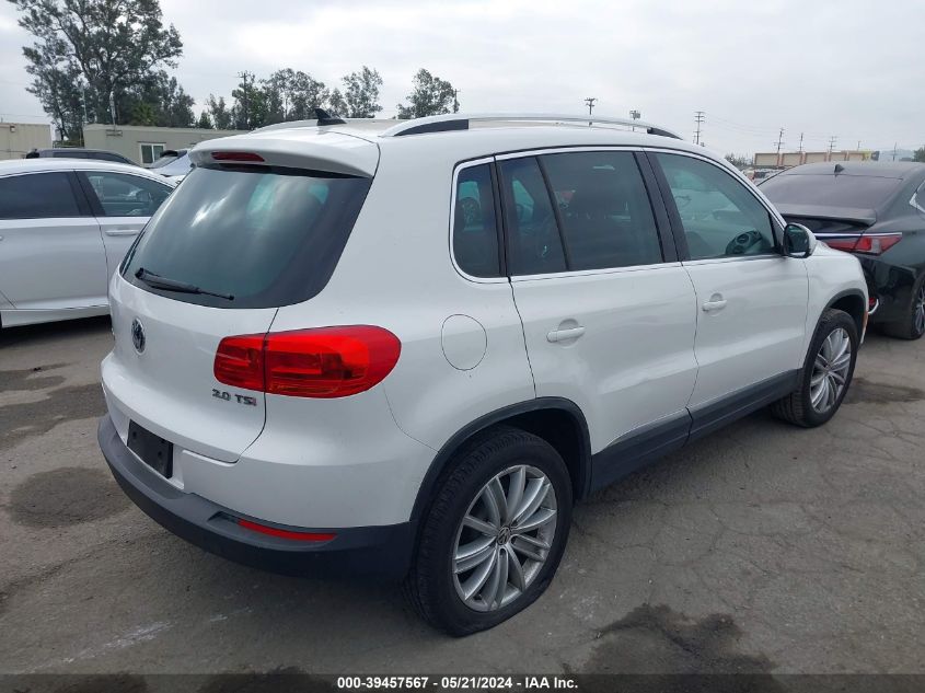 2014 VOLKSWAGEN TIGUAN S/SE/SEL/R-LINE - WVGAV3AX5EW506524