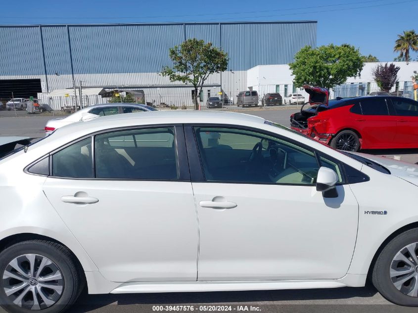 2021 TOYOTA COROLLA HYBRID LE - JTDEAMDE5MJ009924