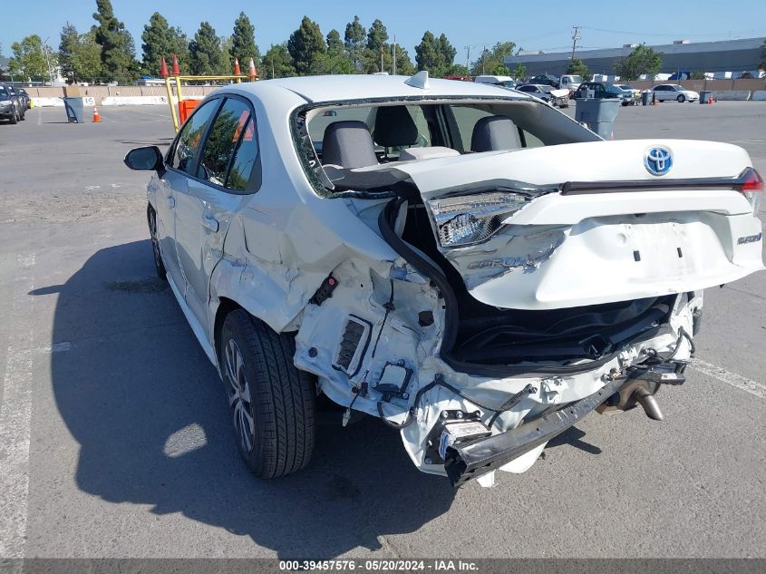 2021 TOYOTA COROLLA HYBRID LE - JTDEAMDE5MJ009924