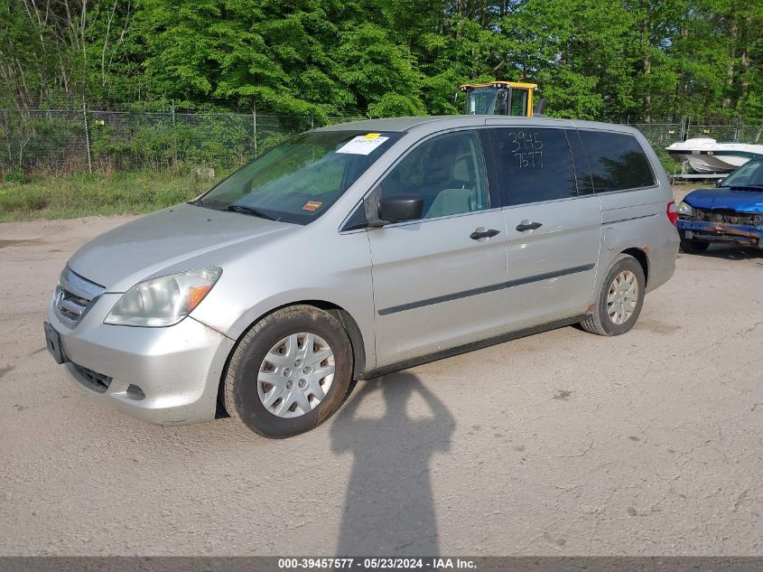 2006 Honda Odyssey Lx VIN: 5FNRL38226B119877 Lot: 39457577