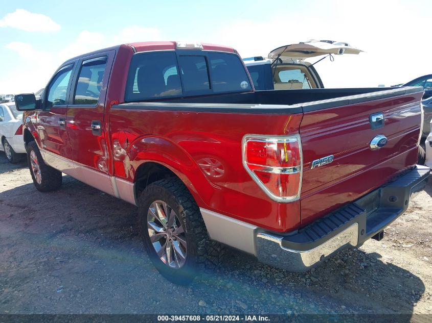 2013 FORD F-150 XLT - 1FTFW1CT1DFB72657