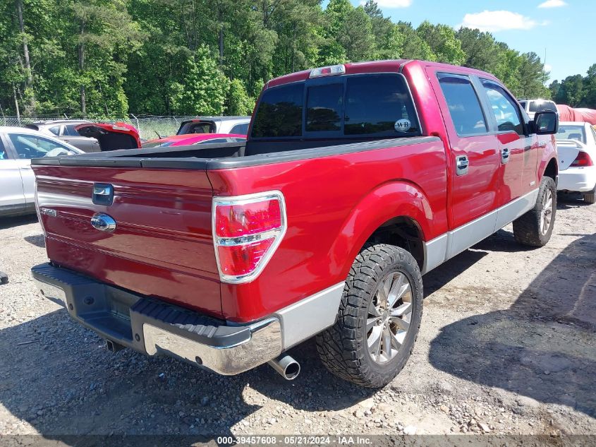 2013 FORD F-150 XLT - 1FTFW1CT1DFB72657