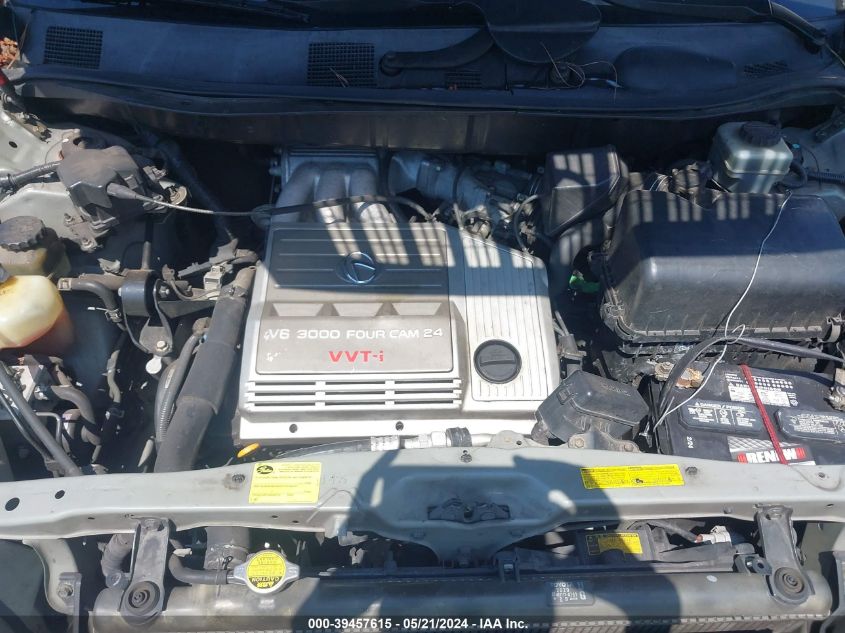 2002 Lexus Rx 300 VIN: JTJHF10U020263650 Lot: 39457615