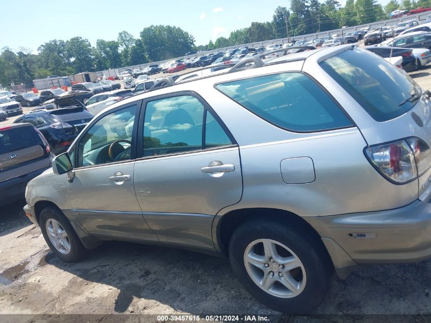 2002 Lexus Rx 300 VIN: JTJHF10U020263650 Lot: 39457615