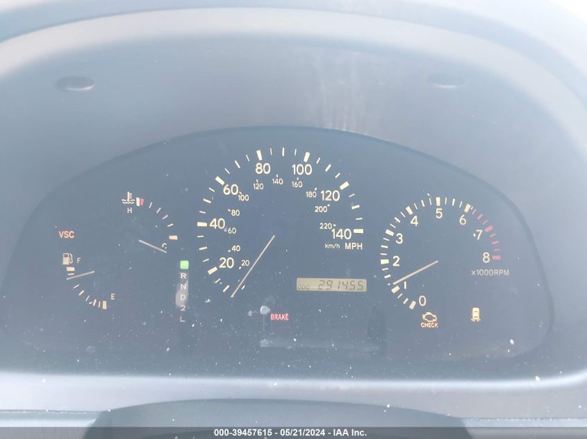 2002 Lexus Rx 300 VIN: JTJHF10U020263650 Lot: 39457615