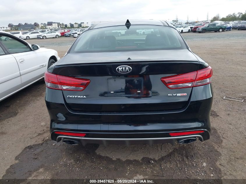 2016 Kia Optima Sx VIN: 5XXGW4L26GG068698 Lot: 39457625