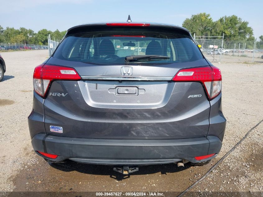 2019 Honda Hr-V Lx VIN: 3CZRU6H33KG708197 Lot: 39457627