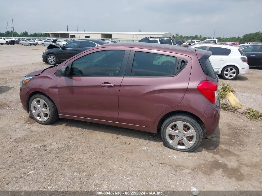 2020 Chevrolet Spark Fwd Ls Automatic VIN: KL8CB6SA0LC415069 Lot: 39457635