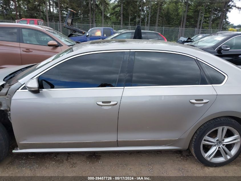 2012 Volkswagen Passat 3.6L V6 Sel Premium VIN: 1VWCM7A32CC010628 Lot: 39457726