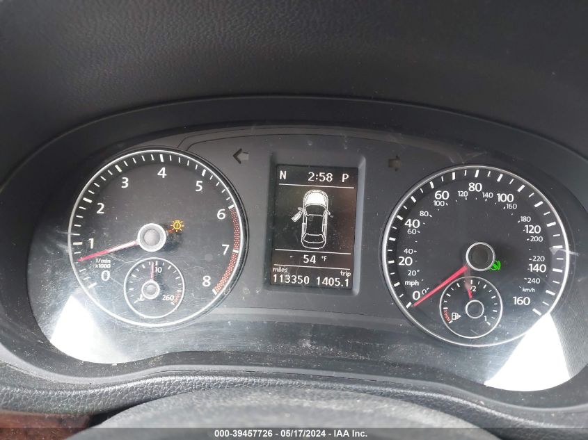 2012 Volkswagen Passat 3.6L V6 Sel Premium VIN: 1VWCM7A32CC010628 Lot: 39457726