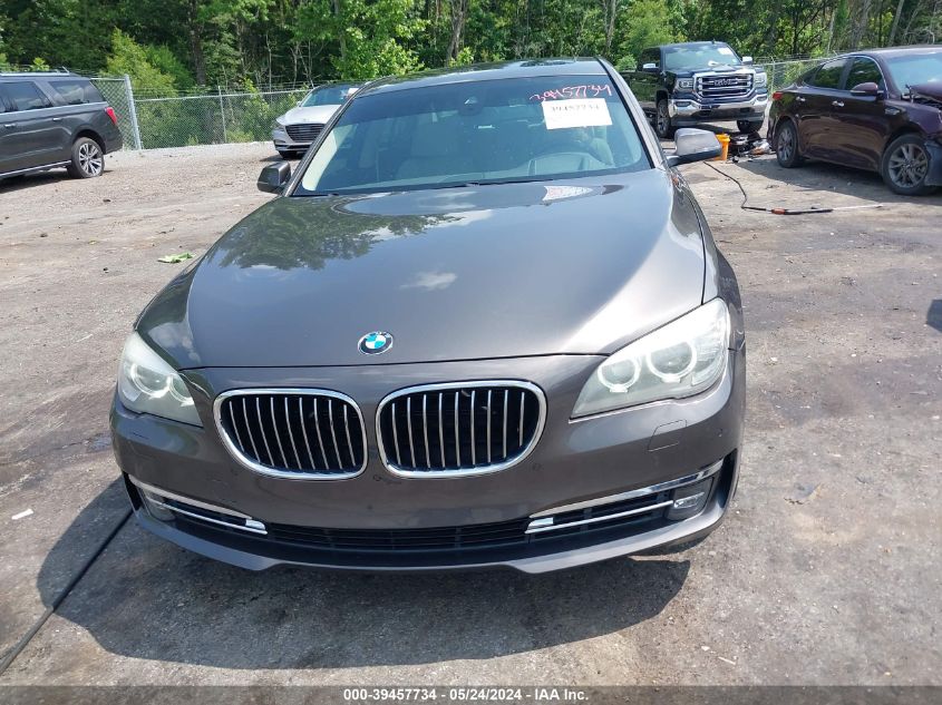 2013 BMW 740I VIN: WBAYA6C55DD143645 Lot: 39457734