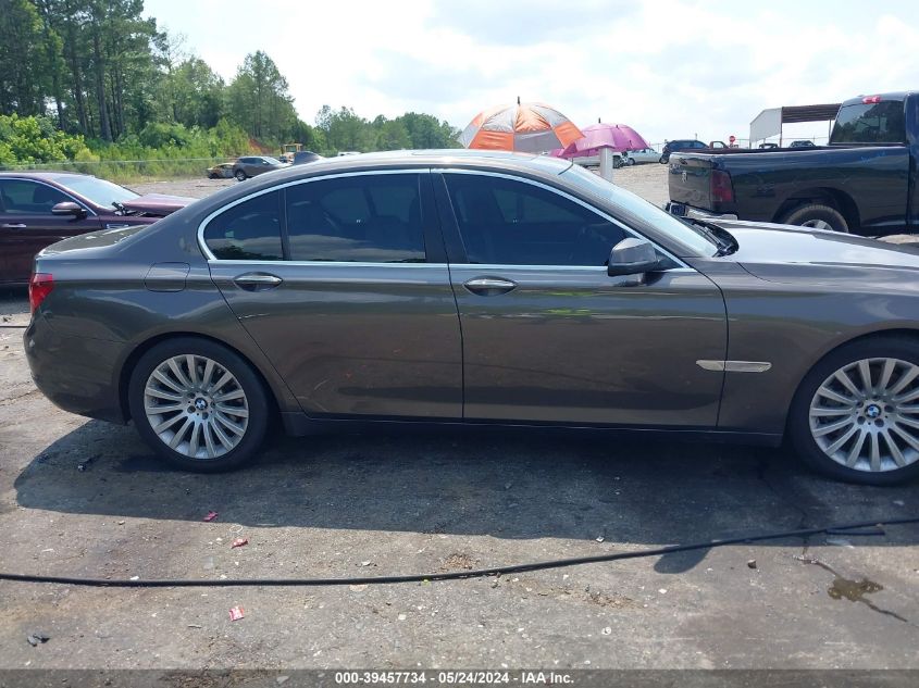 2013 BMW 740I VIN: WBAYA6C55DD143645 Lot: 39457734