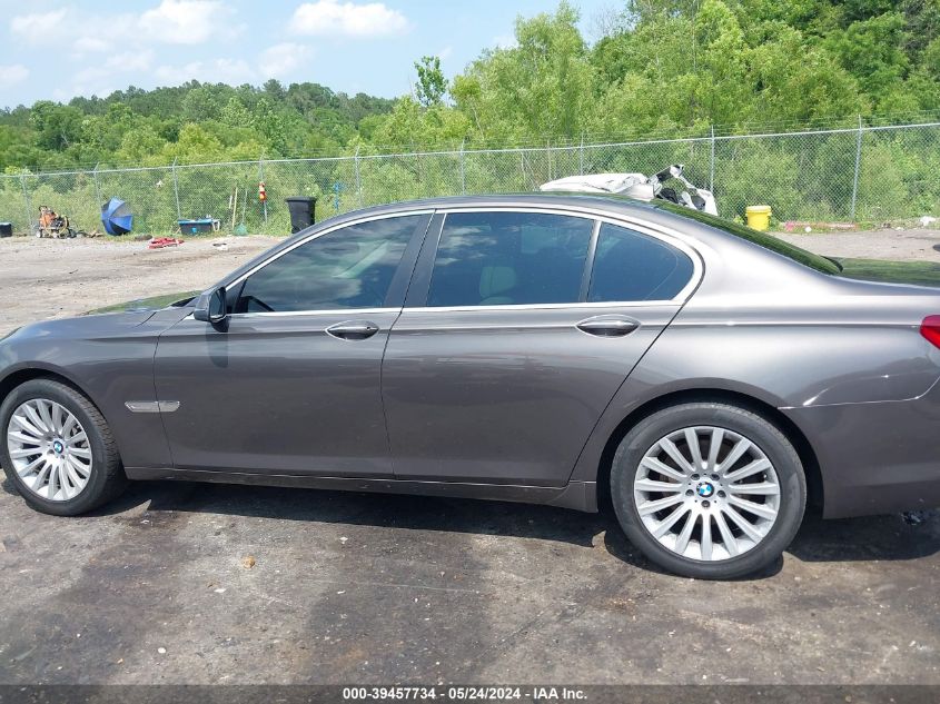 2013 BMW 740I VIN: WBAYA6C55DD143645 Lot: 39457734