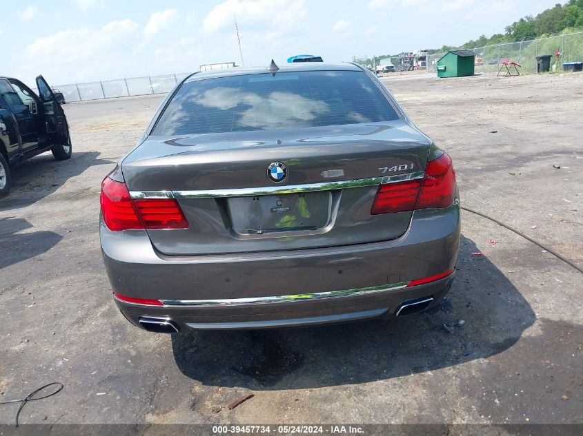 2013 BMW 740I VIN: WBAYA6C55DD143645 Lot: 39457734