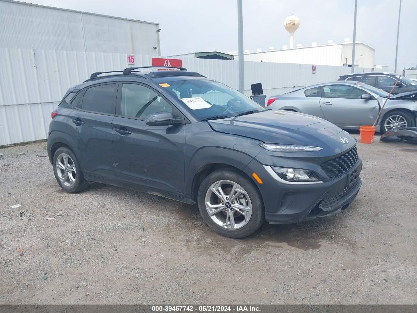 2022 Hyundai Kona Sel VIN: KM8K32AB1NU821583 Lot: 39457742