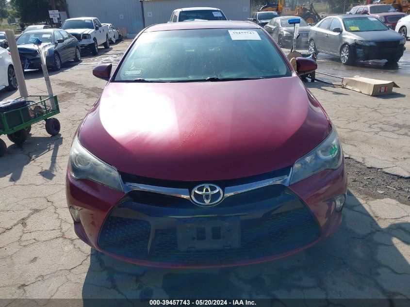 2016 Toyota Camry Se VIN: 4T1BF1FK1GU549680 Lot: 39457743