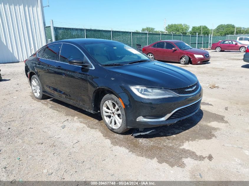 2015 Chrysler 200 Limited VIN: 1C3CCCABXFN533866 Lot: 39457748