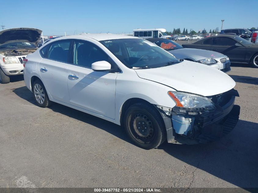 2015 Nissan Sentra S/Sv/Sr/Sl VIN: 3N1AB7APXFY341538 Lot: 39457752