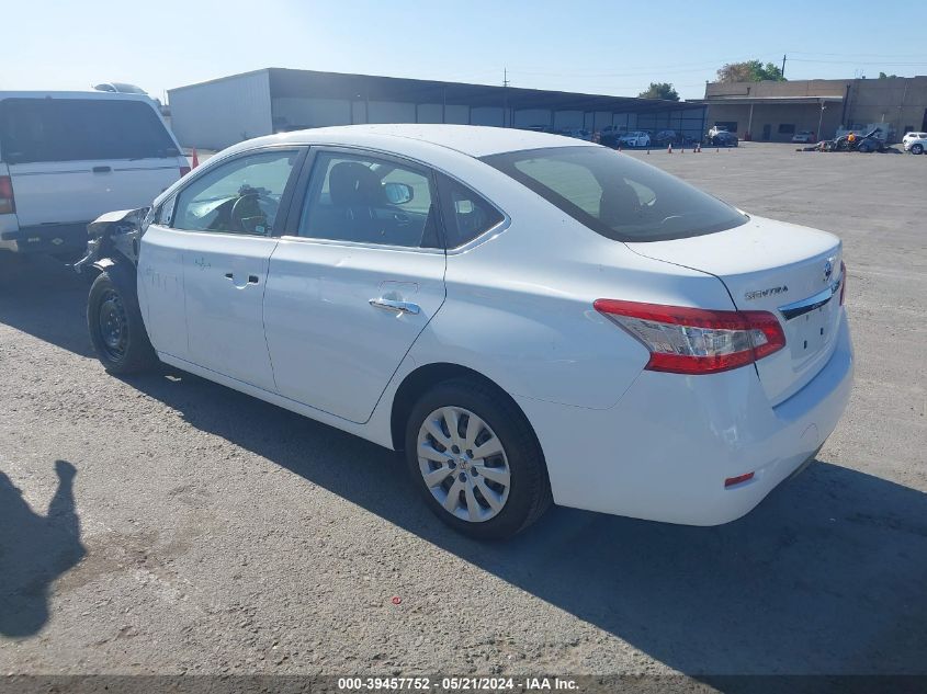 2015 Nissan Sentra S/Sv/Sr/Sl VIN: 3N1AB7APXFY341538 Lot: 39457752