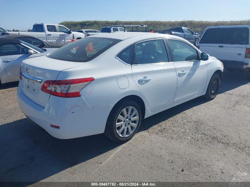 2015 Nissan Sentra S/Sv/Sr/Sl VIN: 3N1AB7APXFY341538 Lot: 39457752