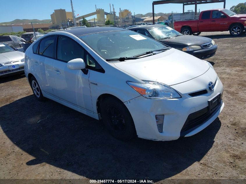 2012 Toyota Prius VIN: JTDKN3DU7C5487374 Lot: 39457774