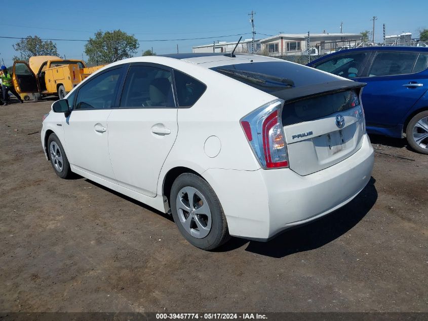 2012 Toyota Prius VIN: JTDKN3DU7C5487374 Lot: 39457774