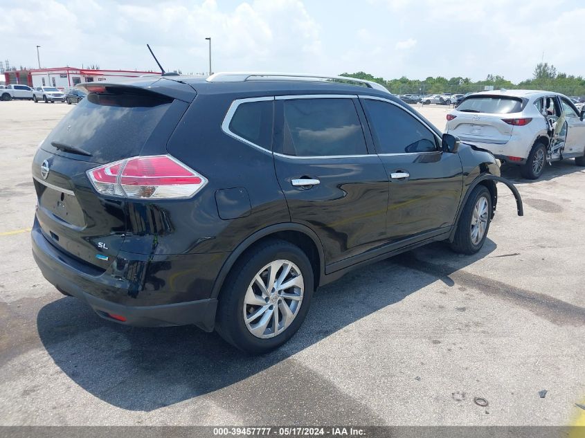 2014 Nissan Rogue Sl VIN: 5N1AT2MT7EC837311 Lot: 39457777