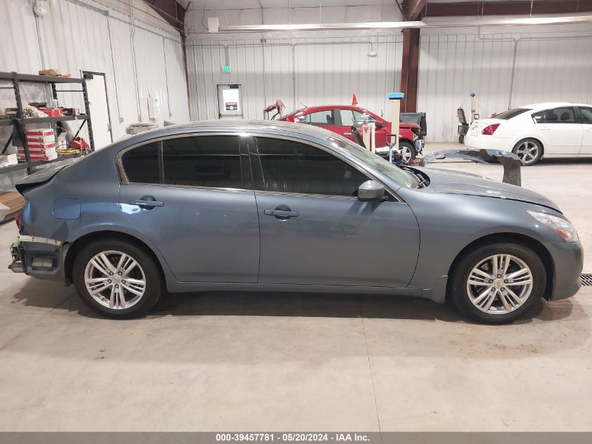 2010 Infiniti G37X VIN: JN1CV6ARXAM459063 Lot: 39457781